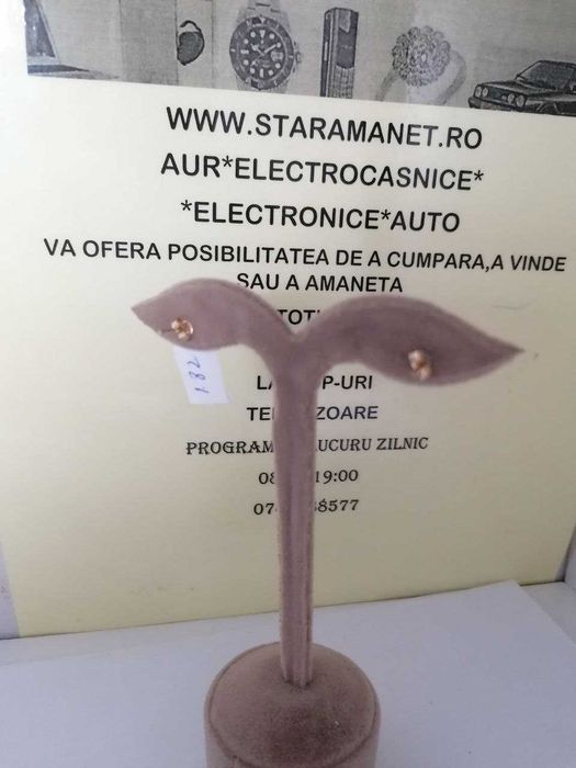 cercei aur 14k (m2) star amanet