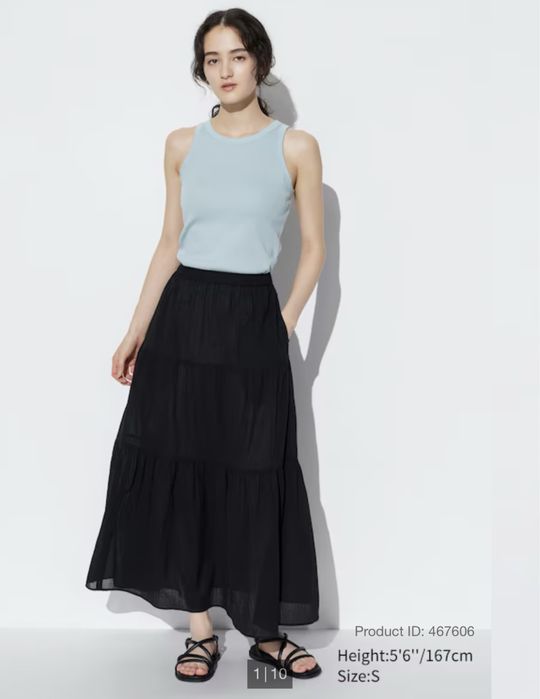 Юбка хлопок Uniqlo