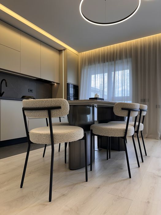 Set 6 Scaune Boucle living modern/ minimalist
