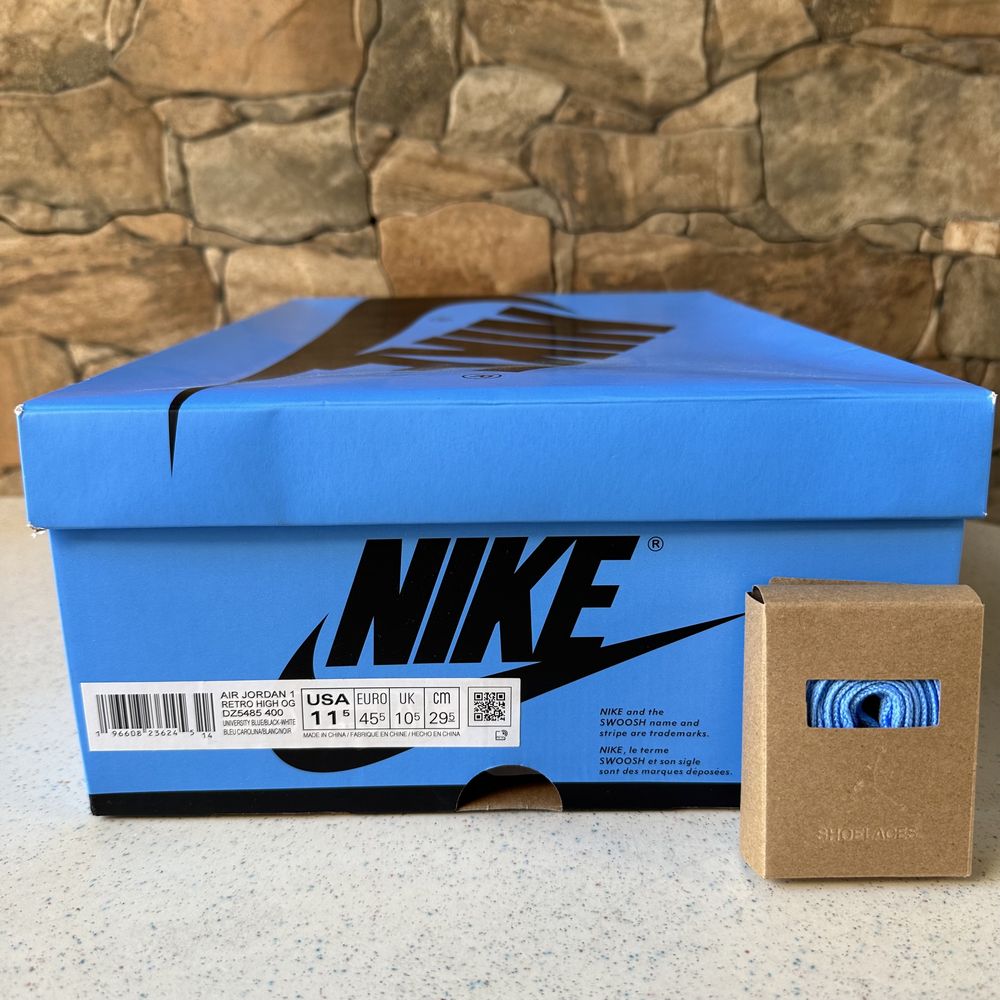 Air Jordan 1 High Unc Toe 38