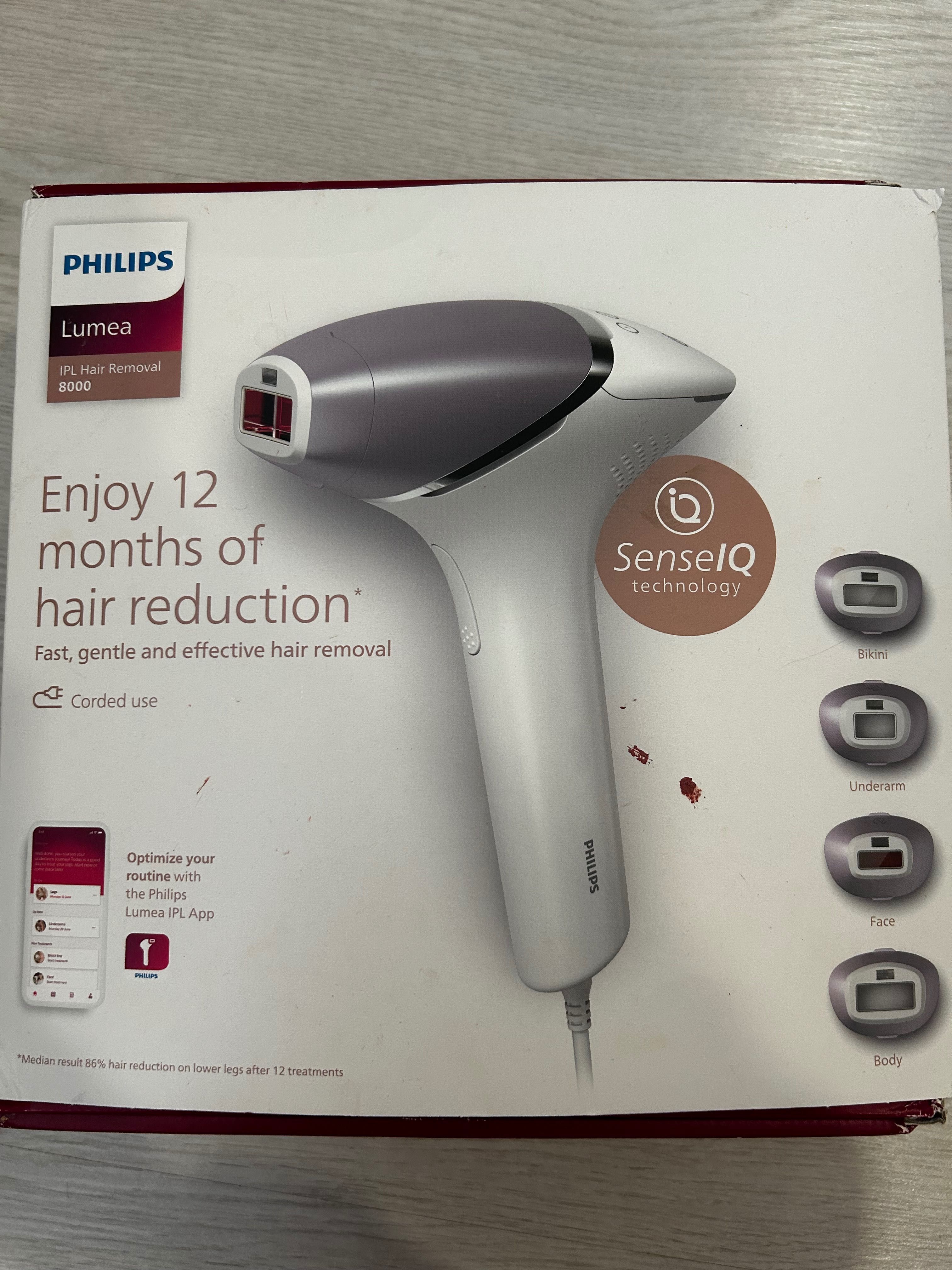 Фотоепилатор Philips Lumea UPL hair removable  8000