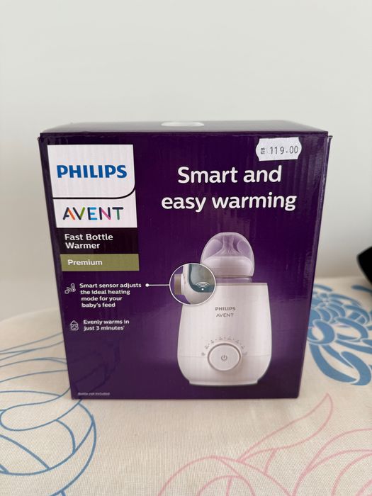 Уред за затопляне на кърма и бебешка храна Premium Philips AVENT
