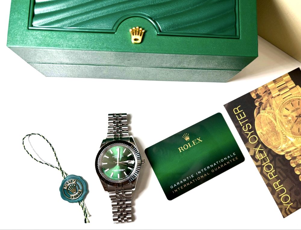 Rolex Datejust 41 mm green