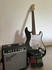 Fender Squire Stratocaster + аксесоари