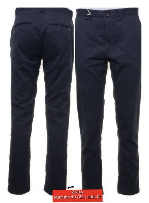 Pantaloni chino barbati Zara