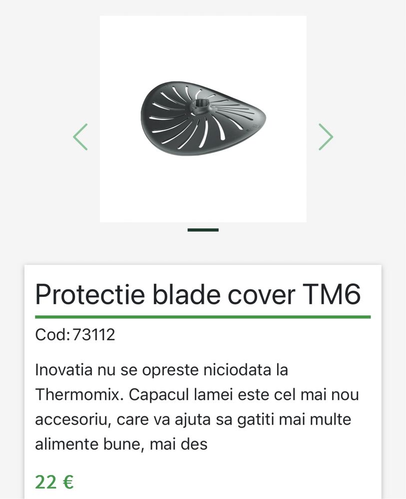 Blade cover TM5/TM6 si Protectie blade