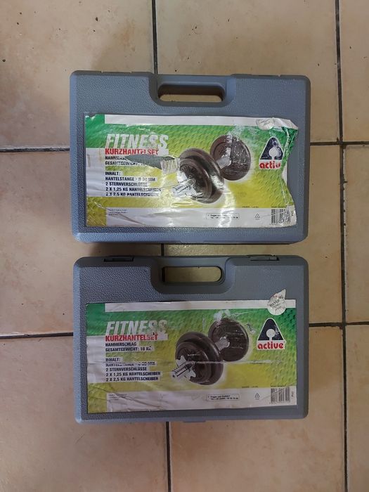 Set gantere 2×10 kg