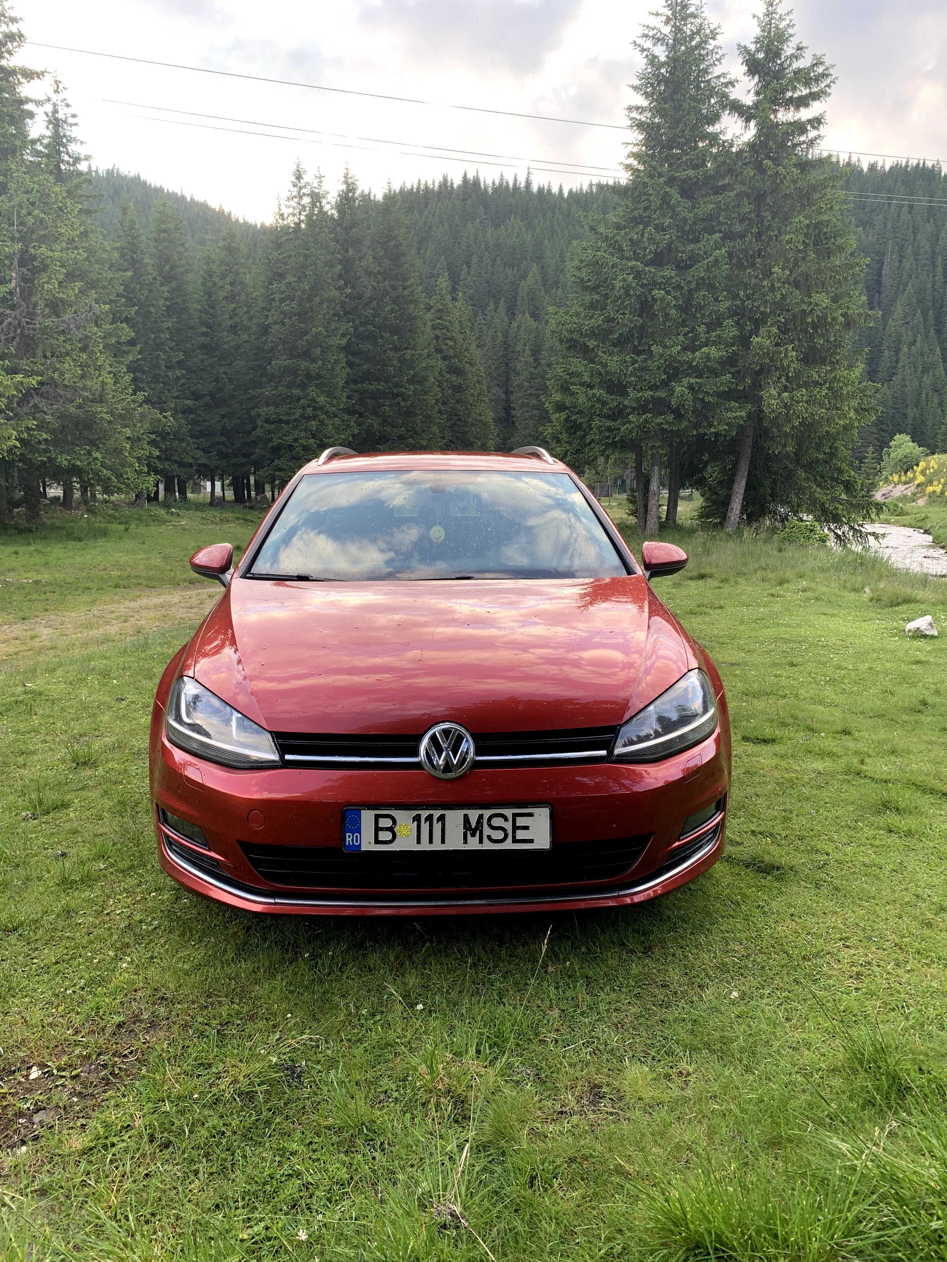 vw golf 7  Highline 2015 2.0 tdi bluemotion 150 cp bi-xenon impecabila