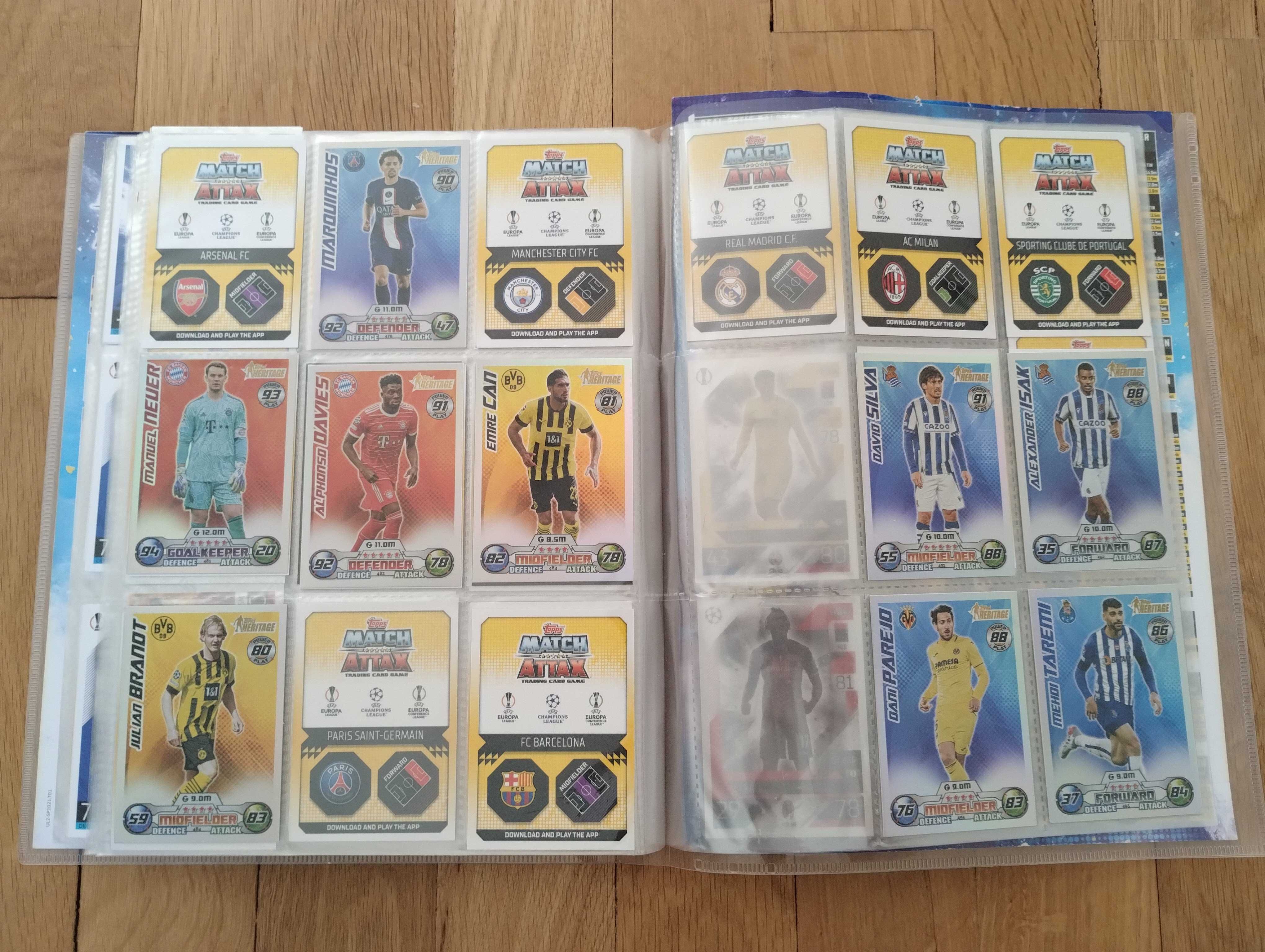 Албум Match Attax 2022/2023 - 90% събран