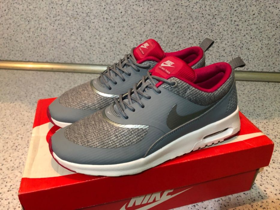 ОРИГИНАЛНИ *** Nike Air Max Thea Jacquard  Grey Pink White