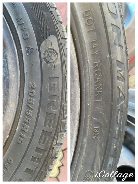 Vând două seturi de roți M+S 5x112/205.65.16 și pentru ford/205.50.R17