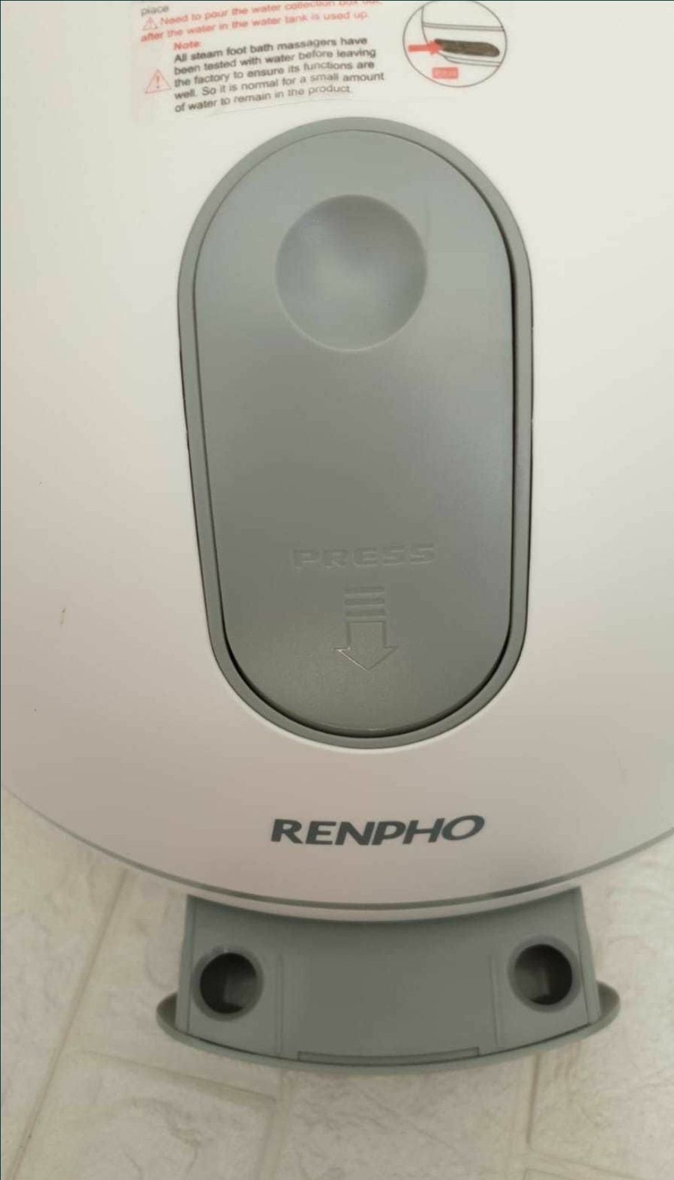 Aparat sauna cu aburi si masaj pt picioare Renpho