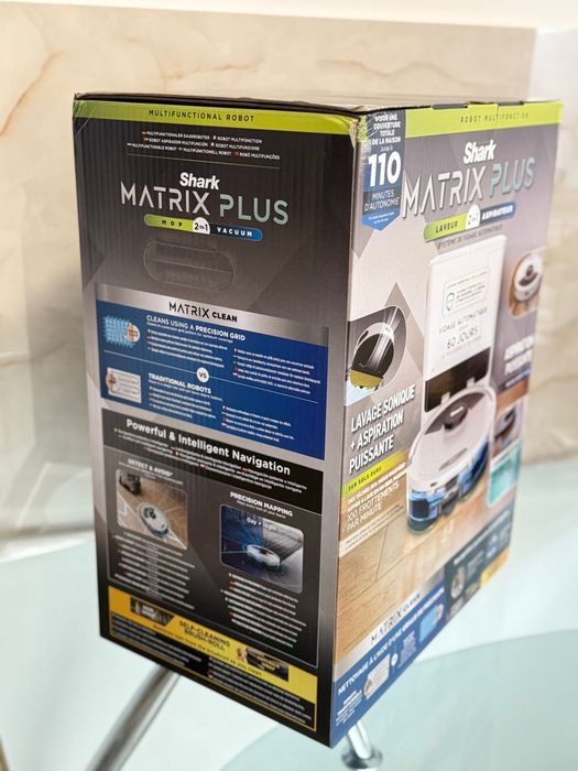 Aspirator robot Shark Matrix Plus 2in1 RV2620WAEUWH, statie AED NOU