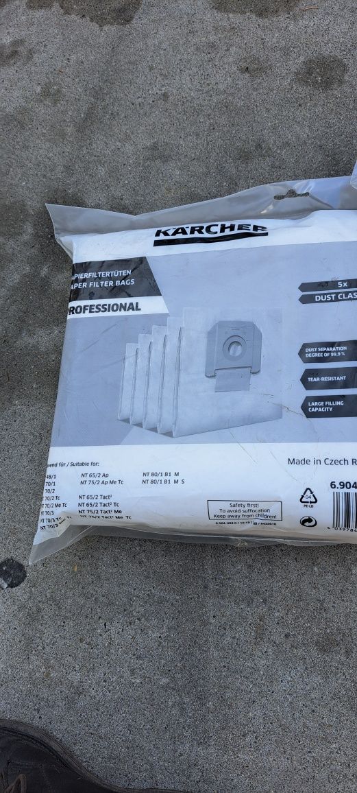 11 saci filtrare Karcer NT48/1 NT 70 /1 2