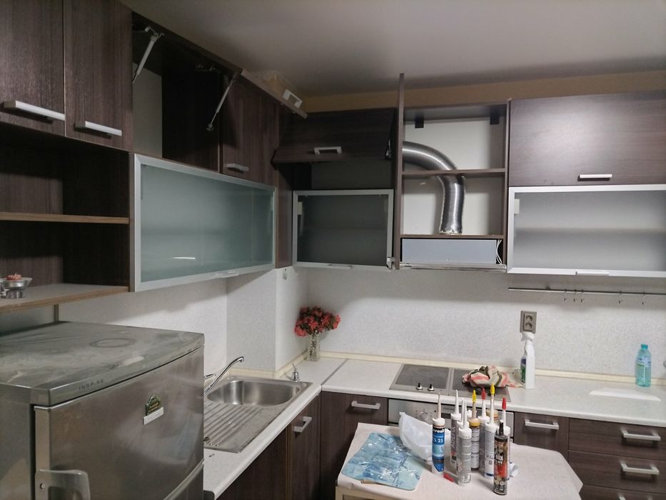 Кухня пдч / стъкло венге