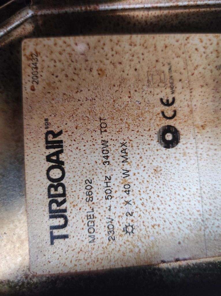 Аспиратор Turboair S602