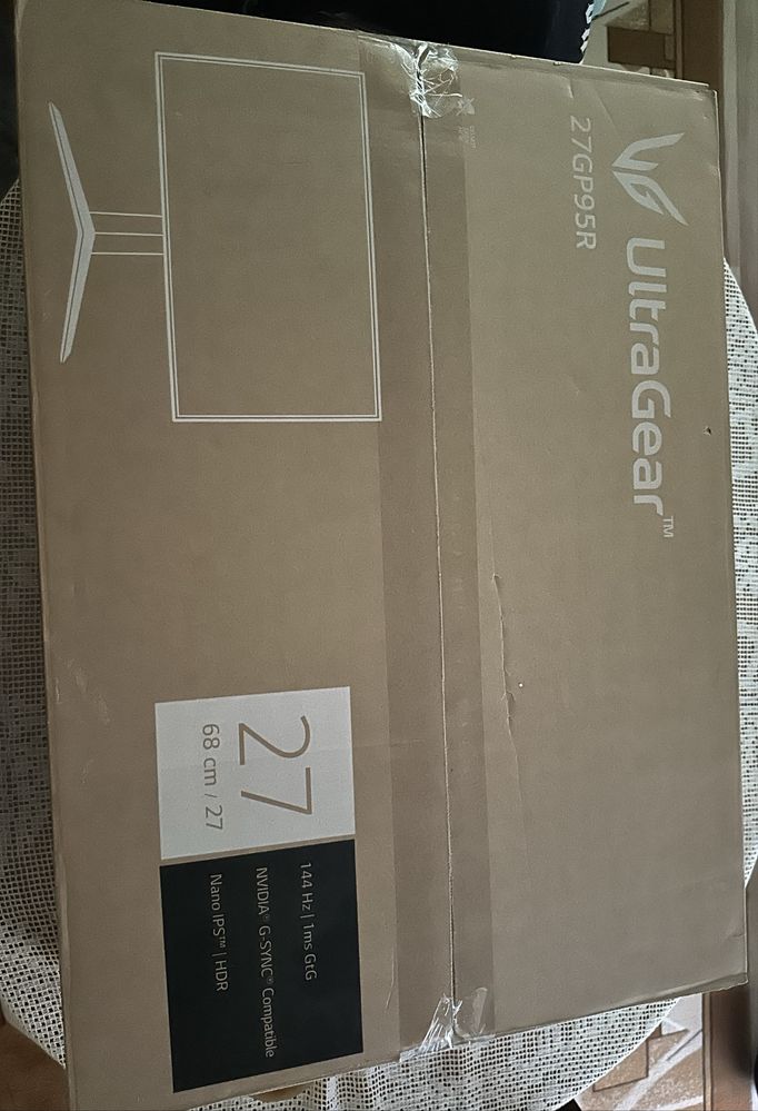 Монитор 27" LG UltraGear UHD 4K - 27GP95RP-B