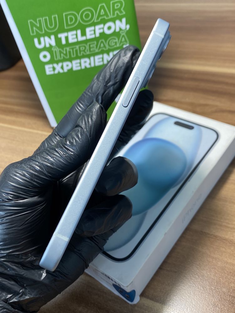 iPhone 15 / 128 GB / Garanție 24 luni | Sănătate baterie 91% / Bun