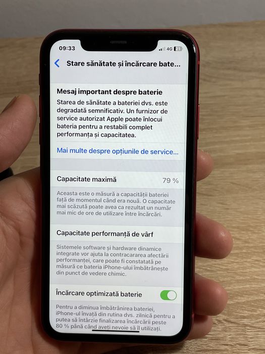 Iphone 11 128gb Red dual sim fizic