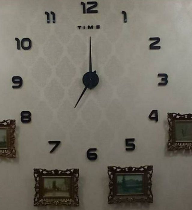 Настенные часы 3 д оргинал доставка (платная) + установка(платная)