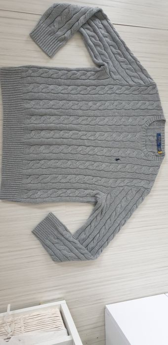 POLO Ralph Lauren Cable Cotton / Knit  M НОВО! ОРИГИНАЛ! Мъжки Пуловер