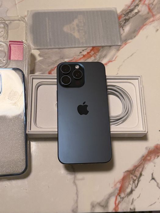 Iphone 15 Pro Max 256GB Blue Titanium Liber de Retea