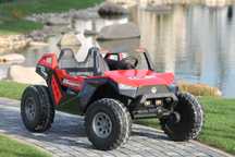 UTV electric cu 4 locuri, Kinderauto XXL Buggy 400W 24V 14Ah RED