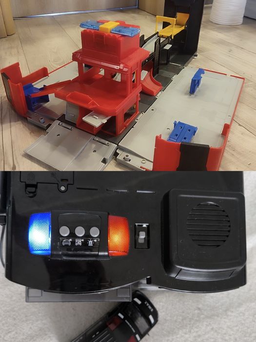 Голяма Пожарна трансформираща се в писта и полицейска станция