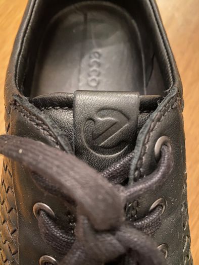 Pantofi / sneakers piele neagra ECCO 44 (10UK), stare foarte buna