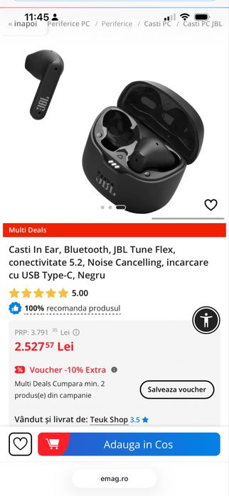 Vand casti jbl sau schimb cu iphone 8
