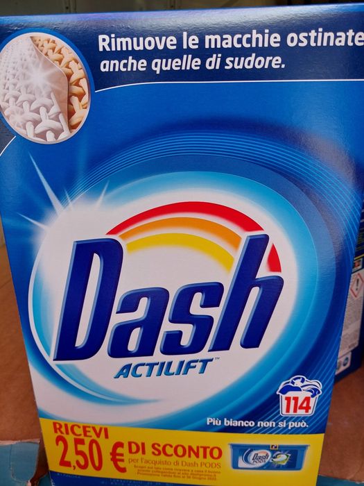 Прах за пране Dash 114 пранета