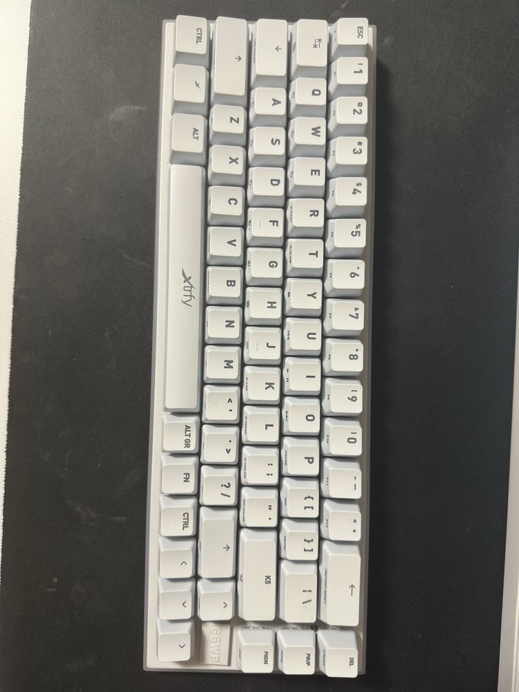 Клавиатура Xtrfy K5 Transparant White