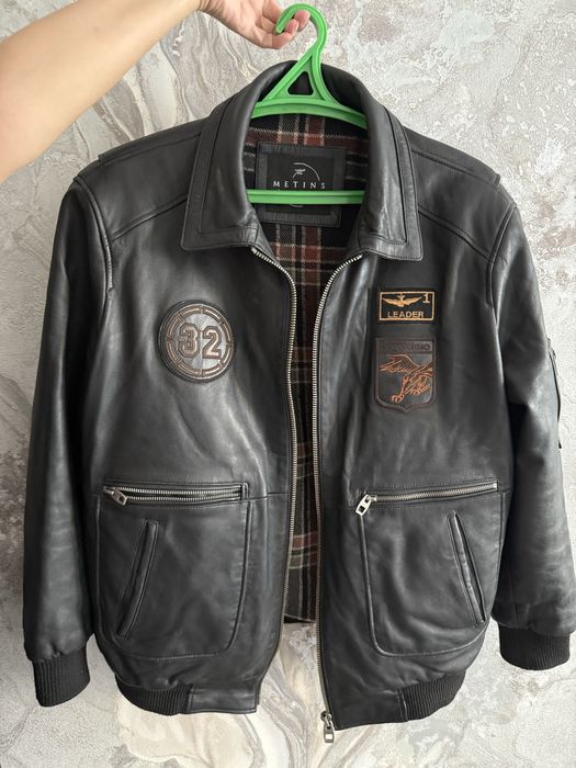 куртка из чистой кожи