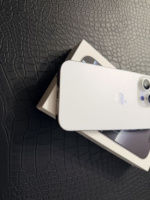 Iphone 16 pro , 128gb , White , full box , Garantie emag