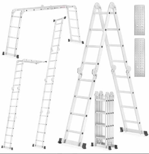 Мултифункционална стълба 4X4 3,7 метра G02440