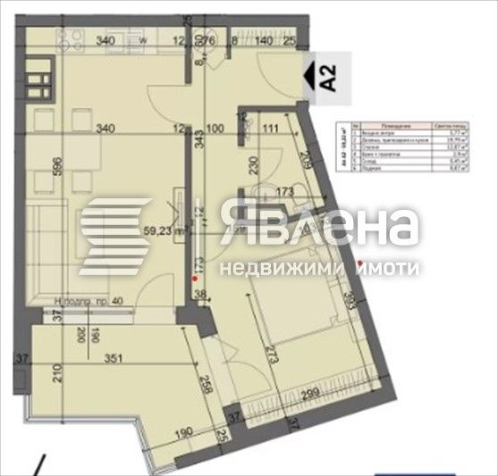 Продава се Двустаен апартамент в София, Хаджи Димитър - 70 кв.м за 1743 €/кв.м - Снимка #2