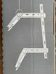 Consola suport aer conditionat 485x400x800 usor de montat