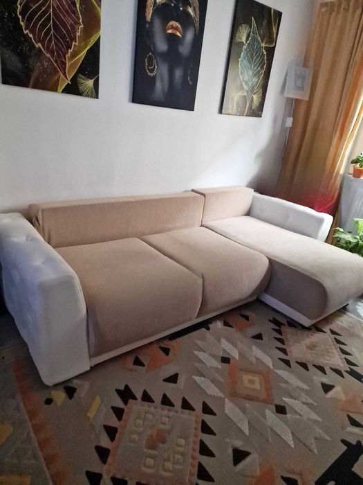 Vand urgent, coltar Bambus, cu 3 locuri.