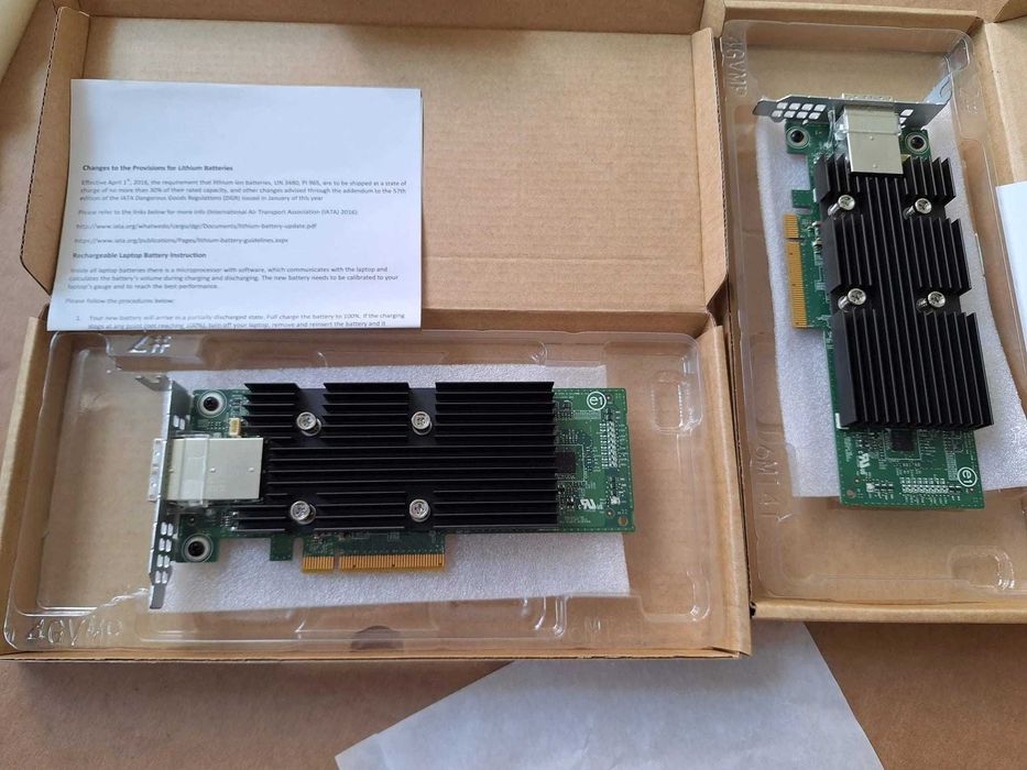 Placa retea server Dell HP Intel T93GD 0T93GD DELL SAS 12GB, DUAL PORT