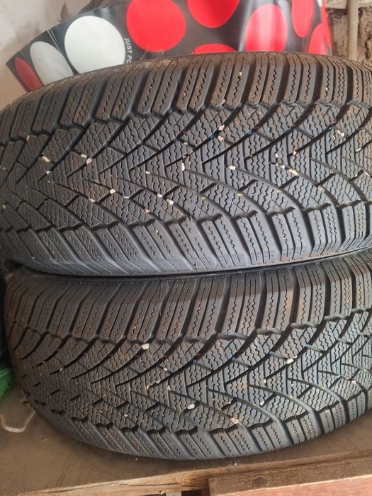 195/60/15 зимни балон 2 шт почти новый