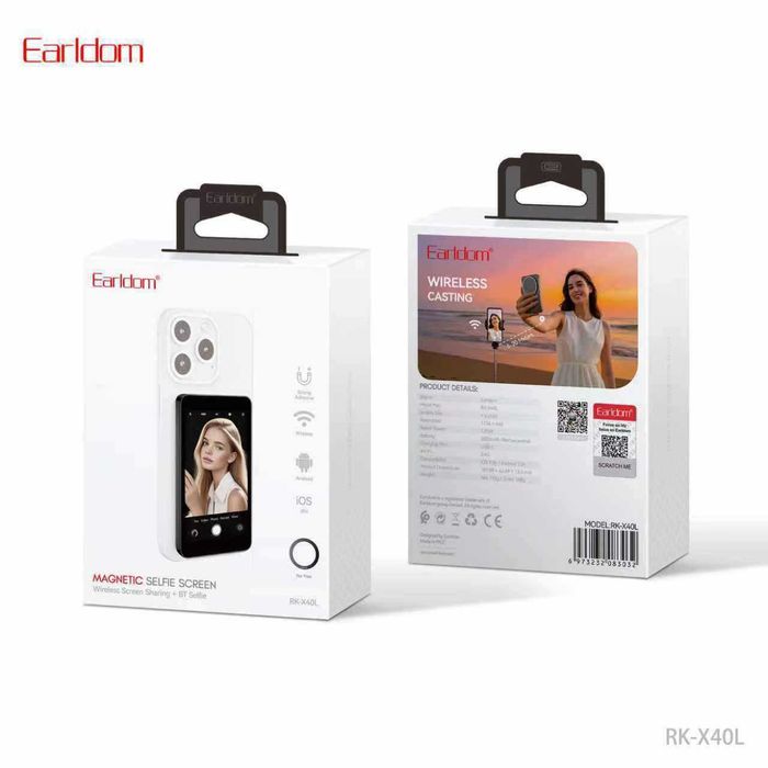 Магнитный селфи-экран Earldom RK-X40L akm23
