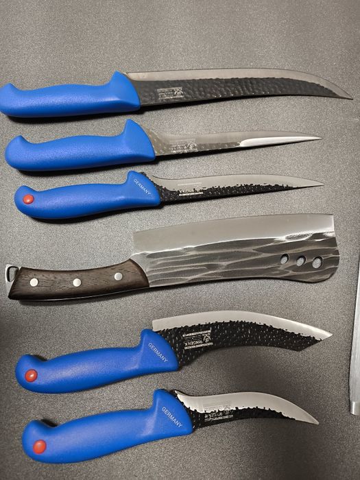 SET Cutite Macelarie Blue Edition 7 piese