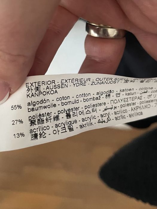 Черно палто Зара