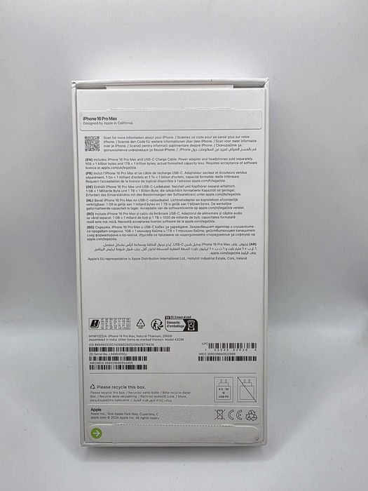 Iphone 16 Pro Max, MEM 256 GB, RAM 8 GB, Amanet Doamna Ghica,Cod:89877