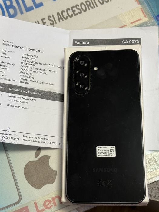 Samsung Galaxy A26 -5G Black / 128 GB / Dual Sim /