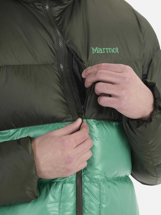 Geaca puf natural MARMOT Guides Down, masura XL, salewa,ortovox,rab