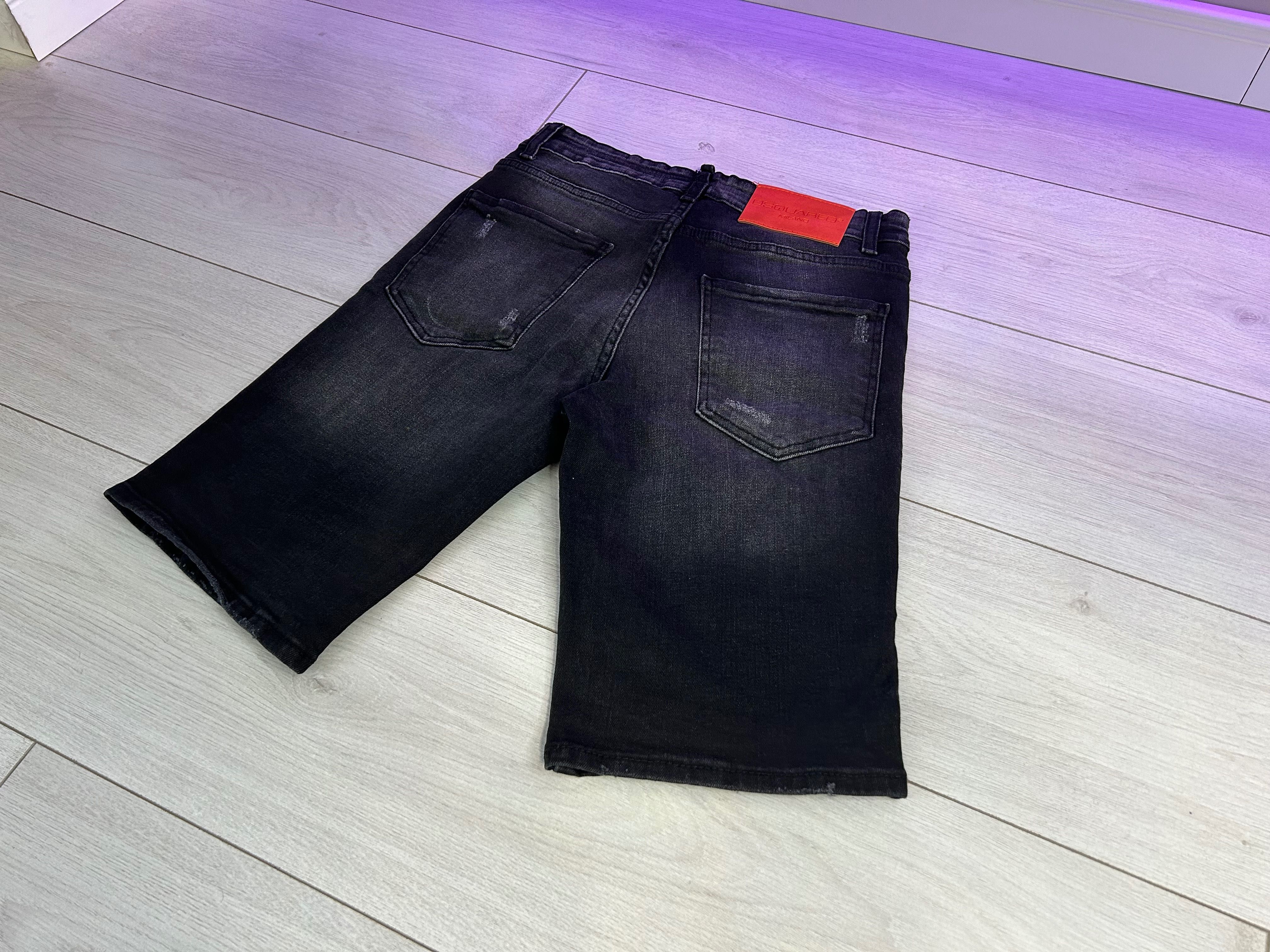 Blugi Scurți Dsquared 2 black New Collection 2025
