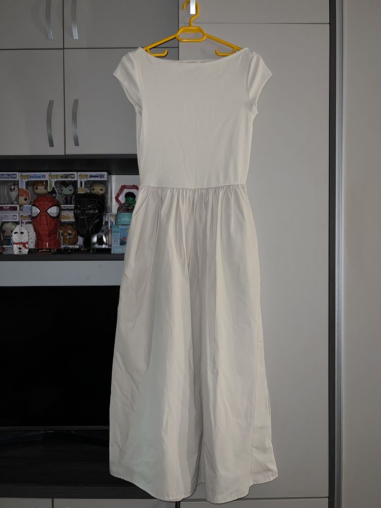 Rochie midi combinată Stradivarius