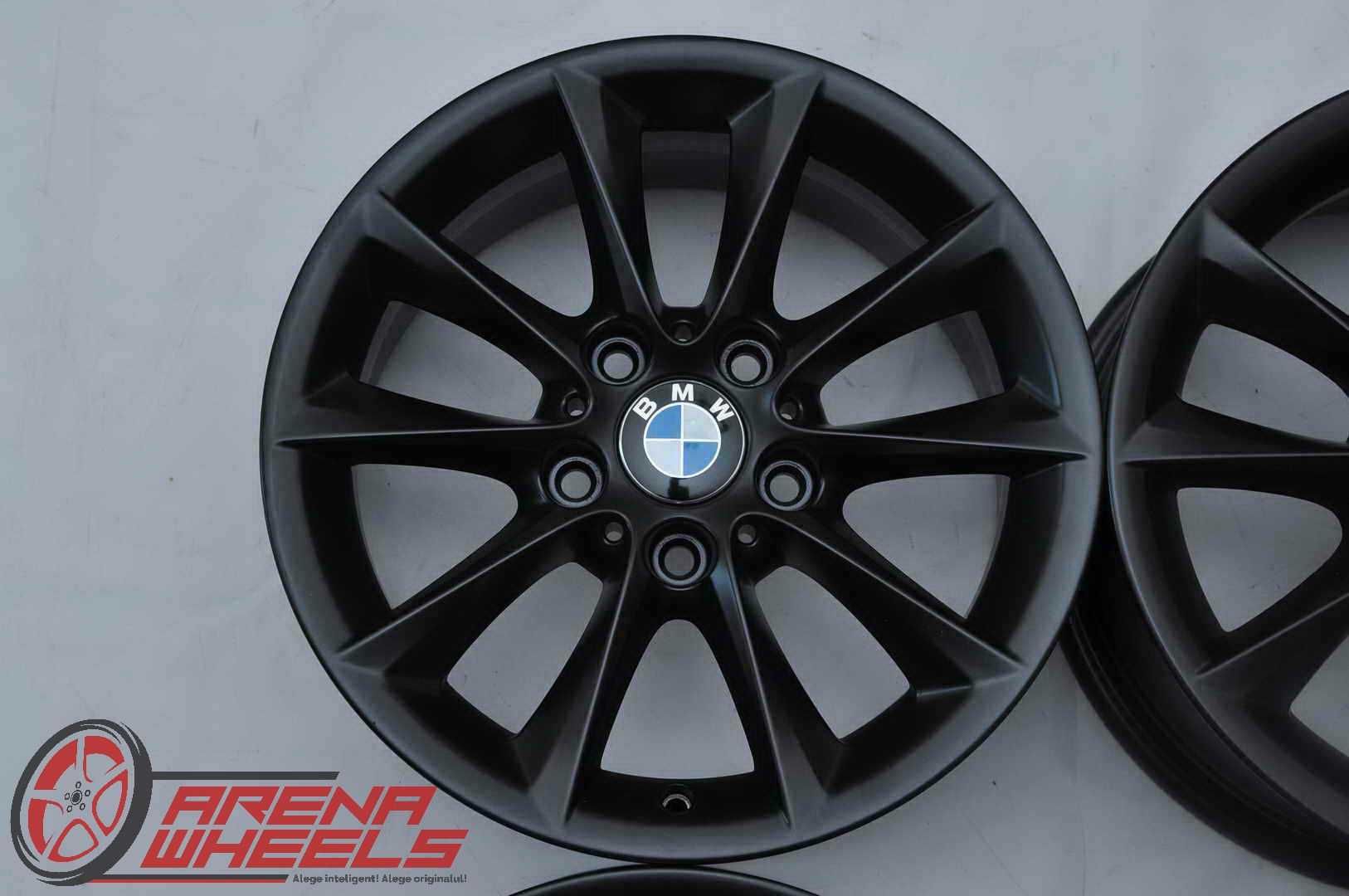 Jante 16 inch Originale BMW Seria 1 F20 F21 R16 Style 411 Negru Mat