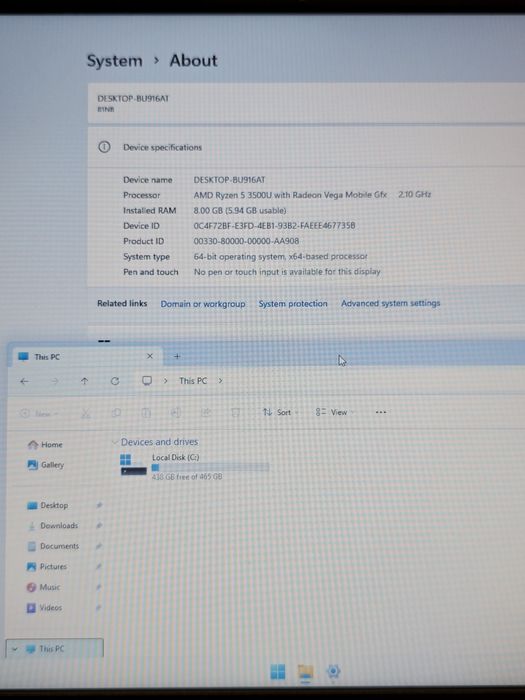 Laptop notebook Lenovo IdeaPad S340 Ryzen 5